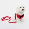 Pet Leash Dog Collars Guinzaglio Cani Cablaggio del torace, Vestito Stile Animali Abbigliamento 5 Motivi 3 Taglie SN5673