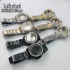 40 mm Case Sapphire Szkło Zegarek Ze Stali Nierdzewnej Fit Dla NH35 NH36 ETA 2836 Mingzhu DG2813 / 3804 Miyota 8205 8215 821a