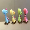 Маленький 9-12 см жирафа плюшевая чучела игрушечная кукла; Beychain подвесной подарок 210728