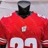 Niestandardowy Wisconsin Badgers piłka nożna Jersey College J.J Watt Russell Wilson Jake Ferguson Danny Davis III Jack Sanborn Graham Mertz Isaac