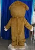 Halloween peluche chien brun mascotte Costumes Noël fantaisie robe de soirée personnage de dessin animé tenue costume adultes taille carnaval Pâques publicité thème vêtements