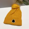 Sticked Hat Luxury Cashmere Caps Letters Casual Winter Beanie Unisex Outdoor Bonnet Knit Ball Top Hats Fashion High Quality Multip3510241