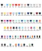 100 st mjuk silikon klockarmband för Apple iWatch med 90 färger på lager