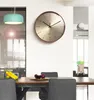 Relojes de mesa de escritorio, reloj nórdico para sala de estar, decoración de lujo para el hogar, adornos modernos, pared de péndulo ZB125
