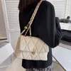 Торговые сумки Wave Pattern Chain Proupress Designer PU Кожаный Crossbody Сторона для женщин Летние S Trend Сумки Branded Beed 220314