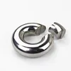 AA 20 Sizes Stainless Steel Cockrings Scrotum Pendant Penis Ring Ball Stretcher Cock Rings Testis Weight Restraint Kit Chastity Devices Sex Toys Men BB2-2-104