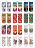 Donne Ragazze Calzini Natale Divertente 3d Stampato Unisex Novità Uomo Casual Low Cut Cartoon Alce Pupazzo di neve Caviglia Xmas Sox FemaleSock