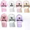 Custom Wedding Bride Bridesmaid Robe Kimono Bathrobe Mother Sister of the Birde s 210924