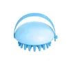 Zachte Siliconen Shampoo Borstel Hoofd Body Scarp Care Bath Spa Massager Exfoliator Scrubber Haar Waskam Douche Borstels T2I52918