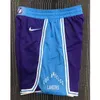 2022 Shorts Purple 75th Side Mobicets شورت كرة السلة الجديدة