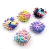 Fidget Toys Nuovo giocattolo puzzle musicale con decompressione 3D in silicone con bolle di granchio pasquale