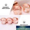 3pcs Christmas Styled Napkin Holder Alloy Ring Holder Buckle for Xmas Dinner Kitchen Restaurant Rose A5