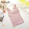 Sexy Crop Top Women Summer Knitted Lace Vest Slim Party Deep V Sleeveless Camis Female Solid Casual Camisole Tops 210506