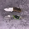 Se-ba mini pocket keychain vik kniv 440c satin blad Zytel handtag för utomhus camping jakt överlevnad EDC verktyg