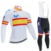 Tute da uomo in due pezzi Primavera autunno stampa a colori maniche lunghe Sport all'aria aperta bicicletta mountain bike tuta da equitazione assorbimento dell'umidità e set di rilascio del sudore