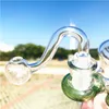 Стакан Dab Righs кальяны для дымовой трубы Уникальные стеклянные бонги Bungbler Water Tipes Acvensy с 14 -миллиметровым Banger
