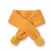 Écharpe pour enfants Pom Plain Foulards Couleur Bonbon Foulard Hiver Wraps Long Tricoté Châle Mode Bébé Boule Laine Silencieux Cou Anneau Necker Pashmina WMQ1234