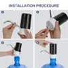 Automatic Bump for Water Bottle Electric Drinking Water Dispenser Portable USB Charge Bottle Water for 4.5-19 Liter