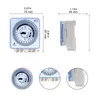 Timers Mechanical Timer Time Switch Industrial Wiring 230V 50Hz 16A Timing Panel Wall Supplies