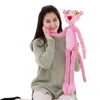 55cm Cute Pink Naughty Leopard Pink Panther Plush Stuffed Toys Baby Kids Doll Brinquedos Factory Price Christmas Gift For child Y0105