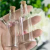 コルクストッパーの清潔な希望のギフト50pcs /閉じたされた金額の卸売15mlの小型透明なガラス瓶の瓶