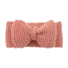 26 Colors Baby Knitted Headbands Crochet Hair Bands Accessories Bow Headband Girls Winter Headwear