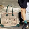 Starbucks Bag Grande Capacidade Party Favor 2021 Edição Limitada 50º Aniversário Retro Totte Bag Feminino Loja Lona Grande Capacidade S313N