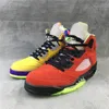 2021 Top Quality Jumpman 5 5s OG Oregon Basketball Shoes Michigan Running Sneakers Luxury Designers Red and yellow Mandarin duck Men casual