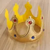 Chapeaux de fête Couronne d'anniversaire Fournitures de décoration pour enfants et adultes (Argent)