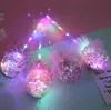 Decoración de fiesta Rave Toy Toy Princess Light-up Magic Ball Ball Wand Glow Stick Witch Asistente LED Varitas Halloween Chrismas Niños Regalos de cumpleaños