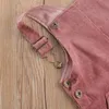 0-3Y Vintage Born Infant Kleinkind Baby Mädchen Cord Kleid Herbst Frühling Ärmellose Overalls Für Mädchen Kleidung Mädchen Kleider