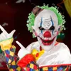 Halloween Kostüm Party Clown Maske Narr/Jolly Horror Gesichtsmasken Cosplay Maskerade für Erwachsene Männer Frauen Latex Maske