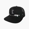 Design Brev Broderi Böj Mode Vågkepsar Man Hip Hop Resevisir Mesh Man Kvinna Cross Punk Baseball Hattar Senaste