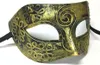 Nueva máscara de caballero romano de plástico retro Máscaras de baile de máscaras para hombres y mujeres Favores de fiesta Vestirse RRF11644