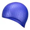 Élastique Étanche Bonnet De Natation Sport Cheveux Longs Couverture Oreilles Protéger Anti-dérapant slicone Bain Piscine Chapeau Pour Adulte Plongée Baignade Caoutchouc Caps gros