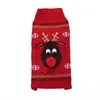Dog Apparel Wool Coats Christmas Lovely Pet Clothes Red Nose Deer Sweater Vip Teddy Small Medium And Large