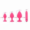 Anal Leksaker 3/4 pcs / set Plug Silicone Butt Male Masturbator Vibrator Sexleksaker för män Gay Woman Adults Erotic Machine Shop 1125