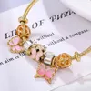 New Arrival Exquisite Dign 18K Gold Plated Making Jewelry Butterfly Digner Charms For Diy Bracelet