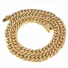 Hip Hop Domineering 12,5 mm Full Set Diamond Large Gold Chain Cuban Necklace Special Direct