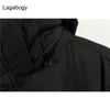 Lagabogy Wintermantel Frauen 90% Weiße Ente Daunenjacke Plus Größe 3XL Lange Parkas Weibliche Verdicken Warme Kapuzen Schnee Outwear 211130