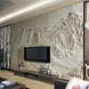 3D-Fotowandgemälde Chinesische Mauer Relief Chinesischer TV-Hintergrund Wandmalerei Tapeten für Wohnzimmer Papel de Parede