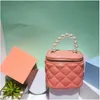 Great Quality Brand C Handbags G Jelly Cosmetic Bags Fashion Girls And Women Pearl Portable One Shoulder Messenger Bag 11 Colors