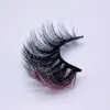 Color Eyelash Faux Mink Mink 3D FAKE Ciglia Natural Lungo Colorato Lash Eyelashes Party Makeup Kit Colorato False Eye Ciglia