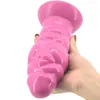 NXY dildos anal leksaker färg silikon artificiell penis sucker ginseng frukt onani plug vuxen leksak 0225