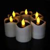 Waterproof Electric Candle Simulation Flameless Solar Powered LED Candle Light SCVD889