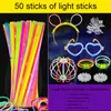 Ljussticka barns nattbelysning Party Concert levererar Atmosfär Dance Props Flash Lights Sticks Lighted Toy XG0324
