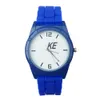 Fashion Brand Wrist Watches Women Men Unisex Silicone Band Quartz With Logo Clock N05