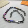 21ss L Designer Chains 3color épissage collier en bambou bracelet orange marée d'herbe or avec lien de boîte 27059815