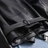 Spring Soft Faux Leather Short Jacket with Belt Autumn Women Lapel Pu Coat Black Zipper Moto Biker Outwear 210430