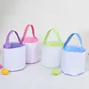 Blank Easter Basket Kid Diy Easters Egg Bucket Party Candy Tote Påsar Dekorativ Halloween Julklapp Bag5998464